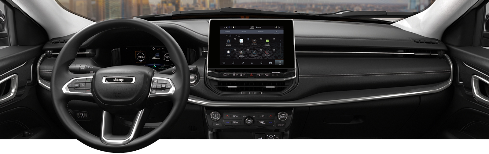 Jeep® Compass KompaktSUV mit neuem Design Interieur
