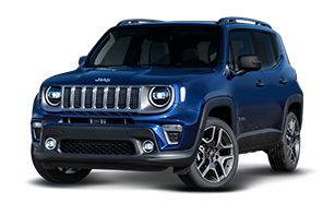 Jeep® Renegade Limited Kompakt-SUV blau Vorderansicht